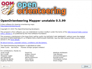 About OpenOrienteering Mapper 0.5.99